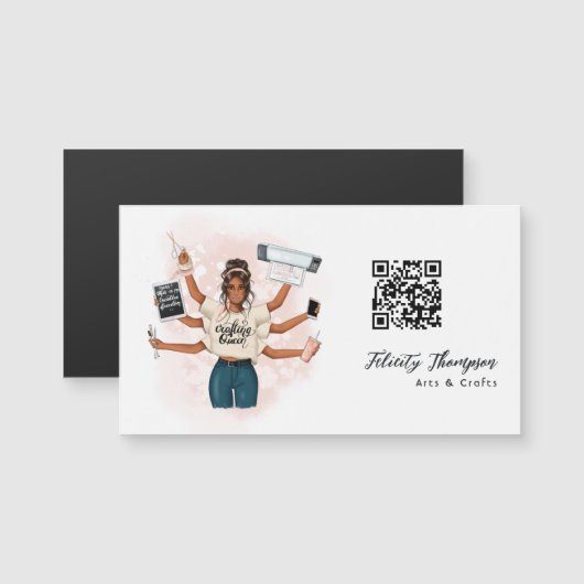 Erstellung des QR-Codes für Königin Magnetkarte (Vorne/Hinten)