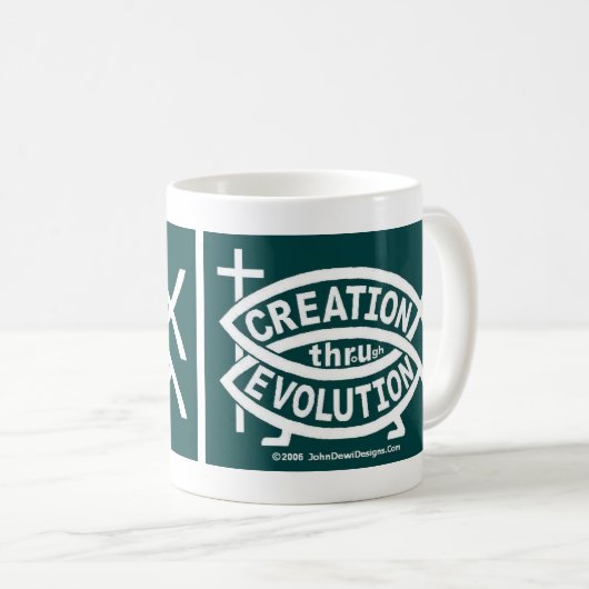 ERSTELLUNG THoUgh EVOLUTION Kaffee Tasse (VorderseiteRechts)