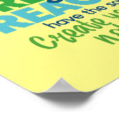 Erstellung und Reaktion Poster (Ecke)