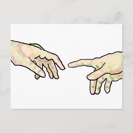 Erstellung von Adam Hands Postkarte (Vorderseite)