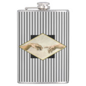 Erstellung von Adam Stripes Flachmann (Vorderseite)