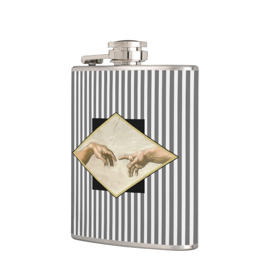 Erstellung von Adam Stripes Flachmann (Links)