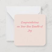 Ersteltern Mitteilungskarte (Rückseite)