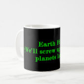 Ersten Planeten Kaffeetasse (Vorderseite Links)
