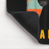 Erstens bin ich eine Freude schwarze Katze Männer Mousepad (Ecke)