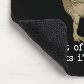 Erstens denkt Jesus, ein entzückender süßer Bogen Mousepad (Ecke)