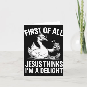 Erstens denkt Jesus, ich bin ein Entzückendes Desi Karte