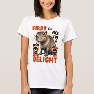 Erstens freue ich mich T-Shirt