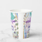 Erster 1. ONE der Sea Birthday Meerjungfrau Glitze Pappbecher (Links)