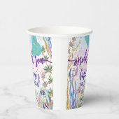 Erster 1. ONE der Sea Birthday Meerjungfrau Glitze Pappbecher (Rechts)