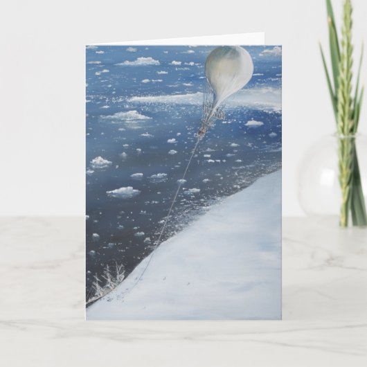 Erster Aeronaut Kapitän-Scott die Antarktis. 4. Karte (Vorderseite)