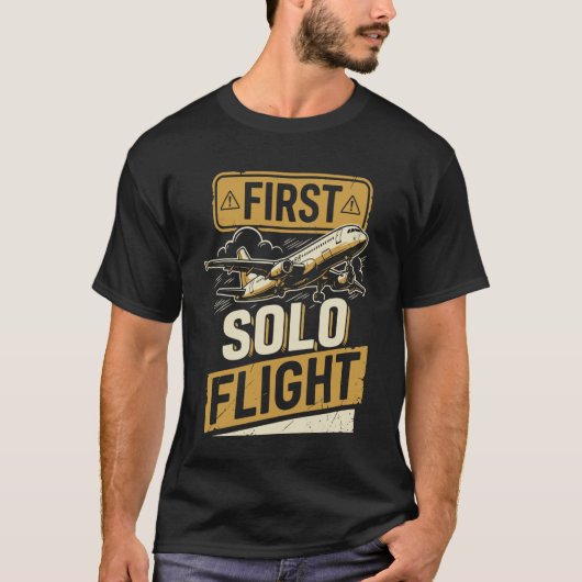 Erster Alleinflug T-Shirt (Vorderseite)