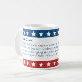 Erster Änderungsantrag Fünf Freiheiten Kaffeetasse (Vorderseite Links)