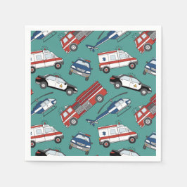 Erster Ansprechender medizinischer Notfall Geburts Serviette