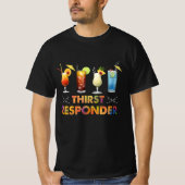 Erster Ansprechpartner Funny Barkeeper Mixologi T-Shirt (Vorderseite)