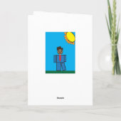 Erster Arbeitstag Karte (Rückseite)