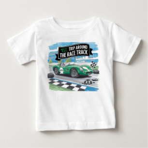 Erster Ausflug rund um die Rennstrecke Geburtstag  Baby T-shirt
