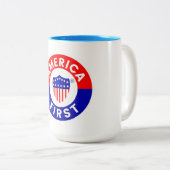Erster Ausschuss für Amerika Zweifarbige Tasse (VorderseiteRechts)