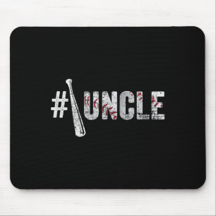 Erster Baseball-Onkel Vatertag Lustiger Baseball Mousepad