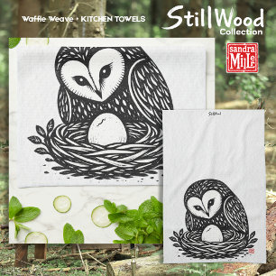 ERSTER BLICK • StillWood • BarnEule Geschirrtuch