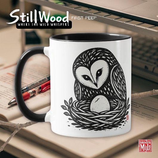 ERSTER BLICK • StillWood • BarnEule Tasse