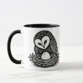 ERSTER BLICK • StillWood • BarnEule Tasse (Links)