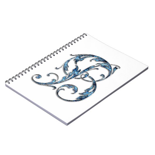 Erster Buchstabe B Notizblock (Linke Seite)