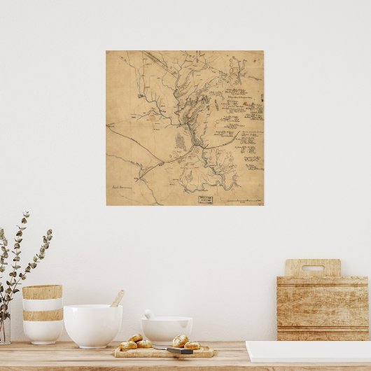 Erster Bull-Run Poster (Küche)