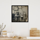 Erster chinesischer Telefonbetreiber, Chinatown 19 Poster (Küche)