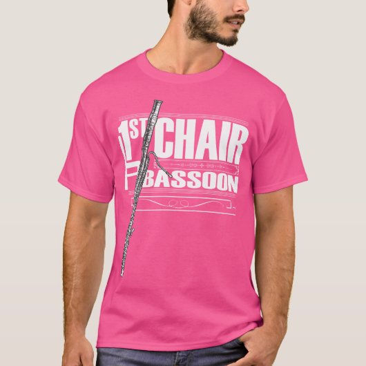 Erster Chor Bassoon Band und Orchester-Spieler T-Shirt (Vorderseite)