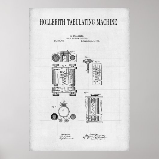 ERSTER COMPUTER 1889 POSTER (Vorne)