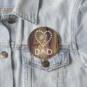 Erster Dad auf Holz-Optik-Hintergrund Button (Beispiel)