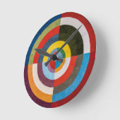 Erster Datenträger | Robert Delaunay | Runde Wanduhr (Winkel)