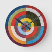 Erster Datenträger | Robert Delaunay | Runde Wanduhr (Vorderseite)