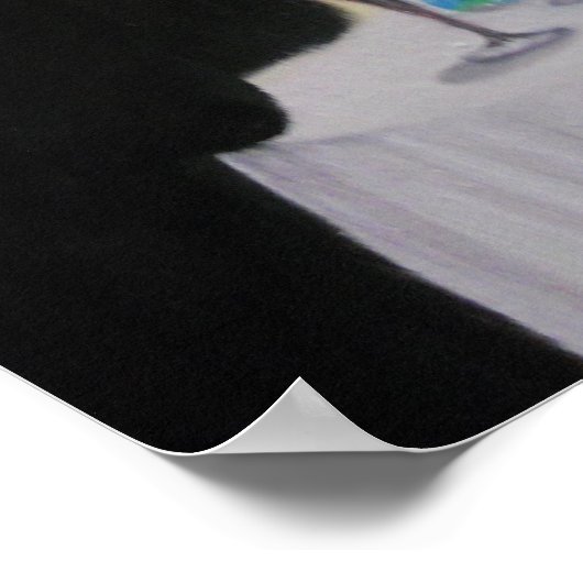 ERSTER DATUM, ART DECO POSTER (Ecke)