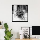 Erster Dreiräder-Auto-Preis 1924 Poster (Heimbüro)