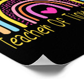 Erster dritter Kindergartenlehrer Poster (Ecke)