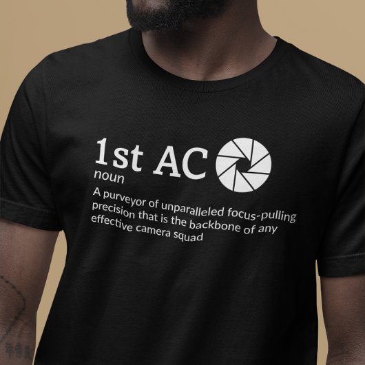 Erster Dunkler Modus der AC-Definition - Kameratea T-Shirt