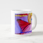 ...Erster Engel...Kunst von Jutta Gabriel... Jumbo-Tasse (Vorderseite Rechts)