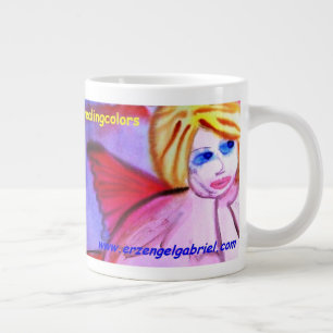 ...Erster Engel...Kunst von Jutta Gabriel... Jumbo-Tasse