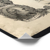 Erster Entwurf der Unabhängigkeitserklärung Poster (Ecke)