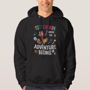 Erster Erlebnisschullehrer Kinder Jungen Hoodie