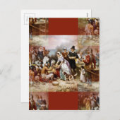 erster Erntedank Feiertagspostkarte (Vorne/Hinten)