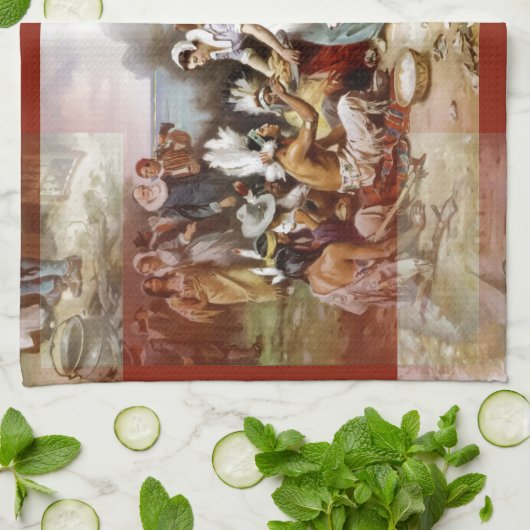 erster Erntedank Handtuch (Gefaltet)