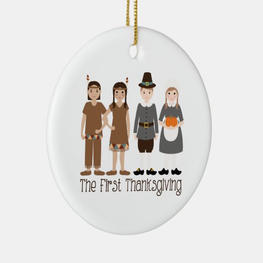 Erster Erntedank Keramik Ornament (Rechts)