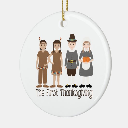 Erster Erntedank Keramik Ornament (Links)