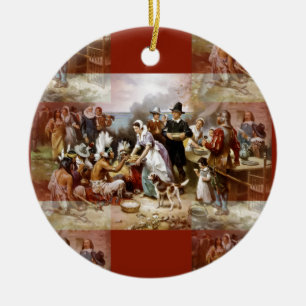 erster Erntedank Keramik Ornament