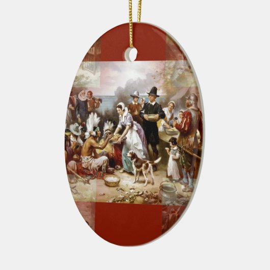 erster Erntedank Keramikornament (Links)