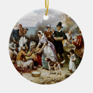 Erster Erntedank Keramikornament