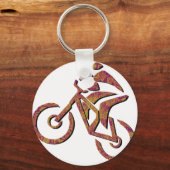 Erster Fahrradschritt Schlüsselanhänger (Vorderseite)